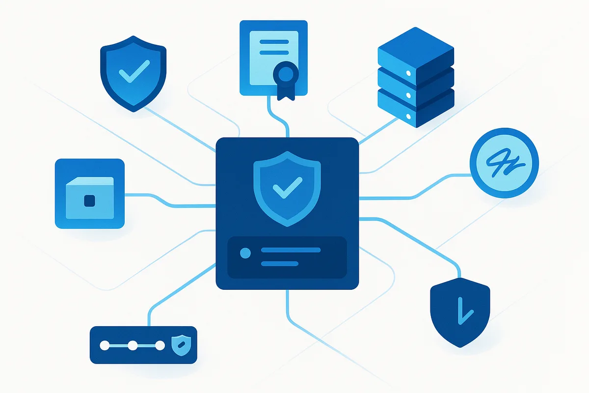 Security trust overview illustration